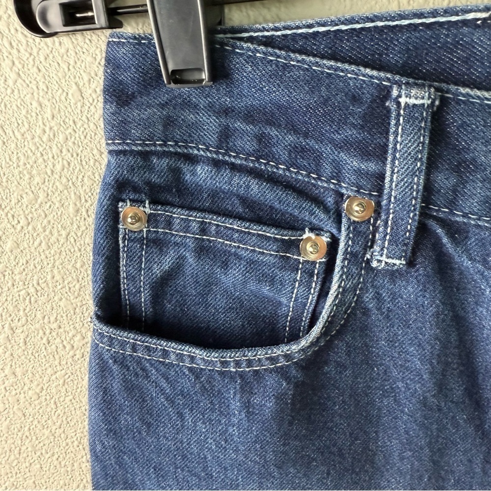 EB DENIM High Rise Straight Leg Jeans Midnight Casual Women’s Size 26 - Picture 8 of 13